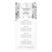 Vintage Schwarz-Weiß-Preise oder Dienstleistungen Werbekarte (Vorne)