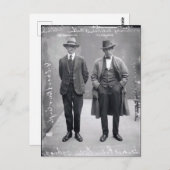 Vintage Schwarz-Weiß-Tasse Postkarte (Vorne/Hinten)