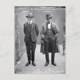 Vintage Schwarz-Weiß-Tasse Postkarte