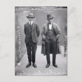 Vintage Schwarz-Weiß-Tasse Postkarte (Vorderseite)