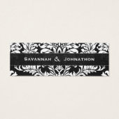 Vintage Schwarze Damaskus-Hochzeitstags (Rückseite)