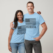 Vintage Schwarze Flagge "Murica T - Shirt (Unisex)