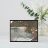 Vintage Schwarze Hügel Postkarte (Stehend Vorderseite)