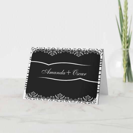 Vintage Schwarze Karte (Vorderseite)