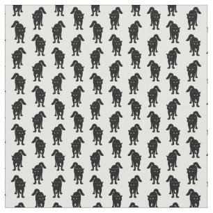 Vintage Schwarze Katze mit CUSTOM BG FARBE Stoff