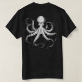 Vintage Schwarze Katze T-Shirt (Design Rückseite)