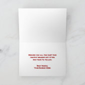 Vintage Schwarze Katze zu Weihnachten (Innenseite)