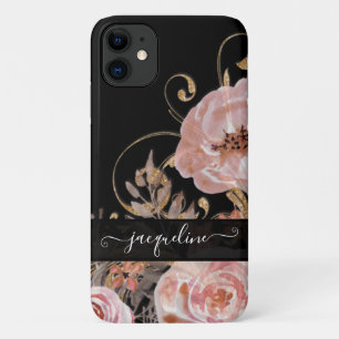 Vintage Schwarze Rose Case-Mate iPhone Hülle