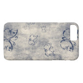 Vintage Schwarze Schmetterlinge Case-Mate iPhone Hülle (Rückseite (Horizontal))