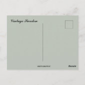 Vintage Schweden Postkarte (Rückseite)