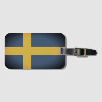Vintage schwedische Flagge für Zollreisen