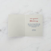 Vintage schwedische Hochzeit (Innenseite)