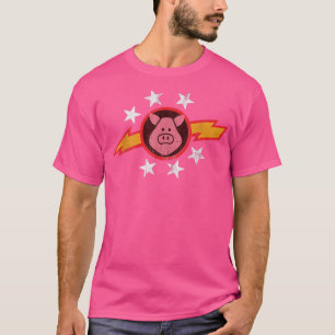 Vintage Schweine im Weltraum T-Shirt