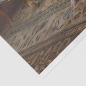 Vintage Schweine tanzen Waltzer Whiskers Decoupage Seidenpapier (Ausschnitt)