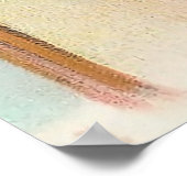 Vintage Schweine Würfel Poster (Ecke)