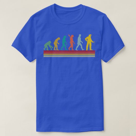 Vintage-Schweißer-Männer-Evolution T-Shirt (Design vorne)