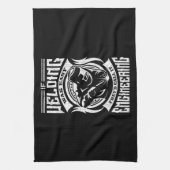 Vintage Schweißschweisser Geschirrtuch (Vertikal)