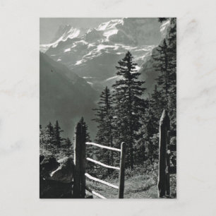 Vintage Schweiz Jungfrau, Berner Oberland Postkarte