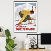 Vintage Schweiz - Poster (Heimbüro)