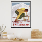 Vintage Schweiz - Poster (Küche)