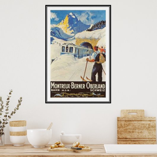 Vintage Schweiz - Poster (Küche)