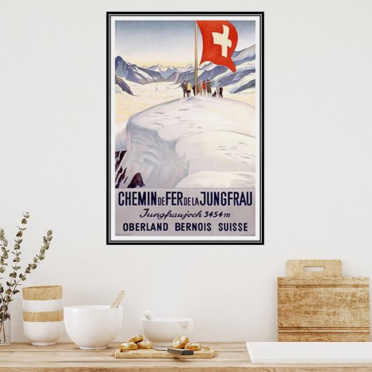 Vintage Schweiz - Poster (Küche)