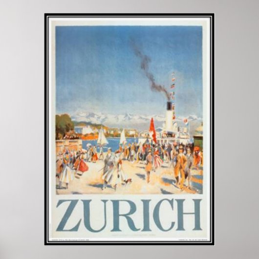 Vintage Schweiz - Poster (Vorne)