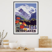 Vintage Schweiz - Poster (Küche)