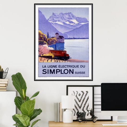 Vintage Schweiz - Poster (Heimbüro)