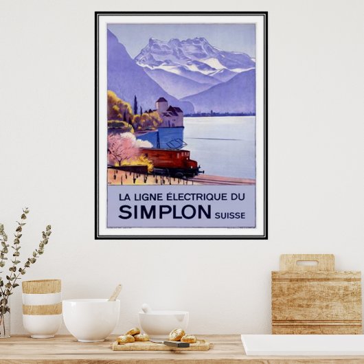 Vintage Schweiz - Poster (Küche)