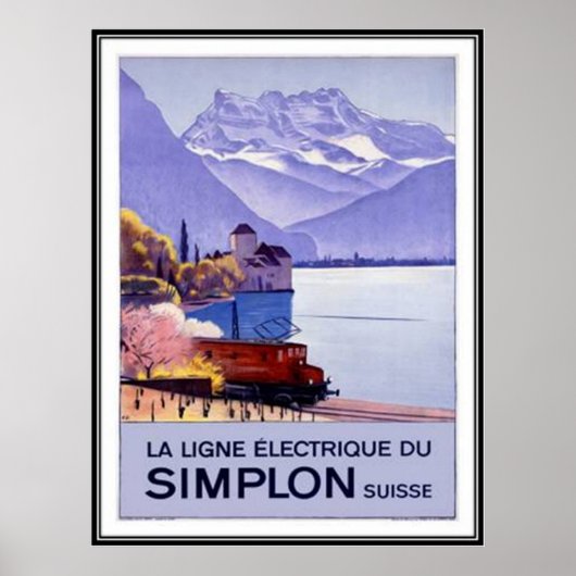 Vintage Schweiz - Poster (Vorne)
