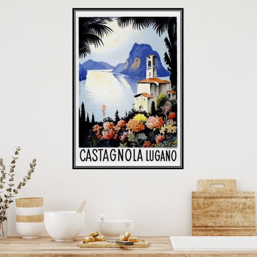 Vintage Schweiz - Poster (Küche)