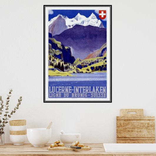 Vintage Schweiz - Poster (Küche)