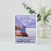 Vintage Schweiz - Postkarte (Stehend Vorderseite)