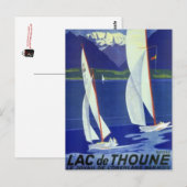 Vintage Schweiz - Postkarte (Vorne/Hinten)