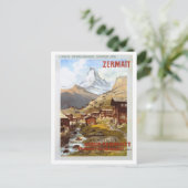 Vintage Schweiz - Postkarte (Stehend Vorderseite)