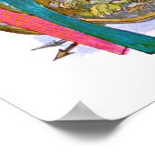 Vintage Schweiz Reiseplakat Poster (Ecke)