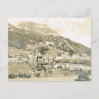 Vintage, Schweiz, St Moritz, 1906 Postkarte
