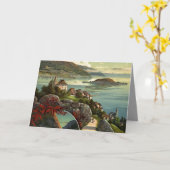 Vintage Schweiz Tourismus Illustration Art Karte (Gelbe Blume)