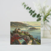 Vintage Schweiz Tourismus Illustration Art Postkarte (Stehend Vorderseite)