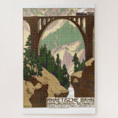 Vintage Schweiz Tourismus Puzzle (Vertikal)