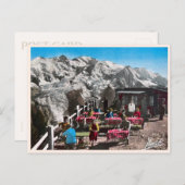 Vintage Schweizer Alpen Postkarte (Vorne/Hinten)