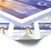 Vintage Schweizer Bahn Luzern Luzern Poster (Ecke)