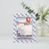 Vintage Schweizer Raulway Jungfrau Jungfraujoch Postkarte (Stehend Vorderseite)