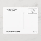 Vintage Schwester und Bruder Postkarte (Rückseite)