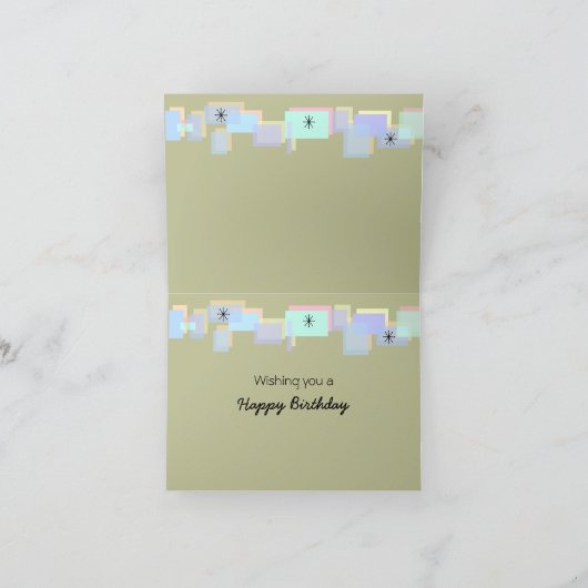 Vintage Schwestern, die alt werden Karte (Innenseite)