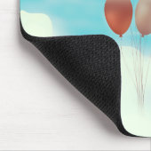 Vintage Schwimmballons Mousepad (Ecke)