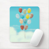 Vintage Schwimmballons Mousepad (Mit Mouse)