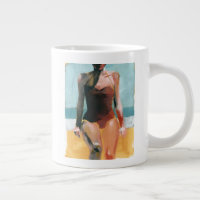 Vintage Schwimmen - Roter Badeanzug
