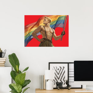 Vintage schwule Pride Poster